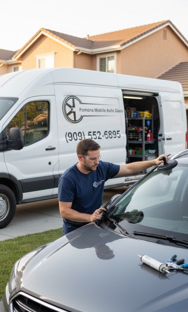 Professional windshield replacement in Pomona, CA by Pomona Mobile Auto Glass